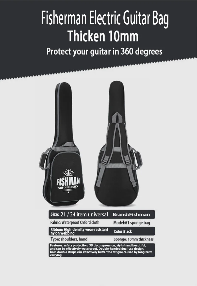 Футляр для электрогитары полностью мягкий бас народная Flattop Balladry сталь-рюкзак на веревках аксессуары для бас-гитары носить Gig Оксфорд гитары сумка чехол для гитары чехол для электро гитари