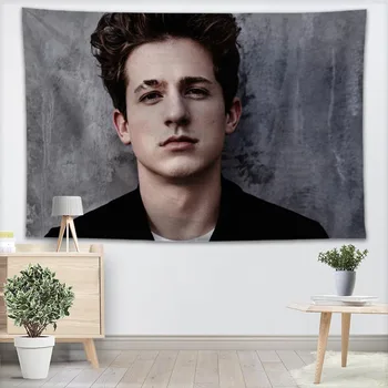 

Charlie Puth Wall Tapestry 3D Printing Custom Pattern Yoga/Office/Sofa Tapestry Bedspread For Kids Room College Dorm Decoration