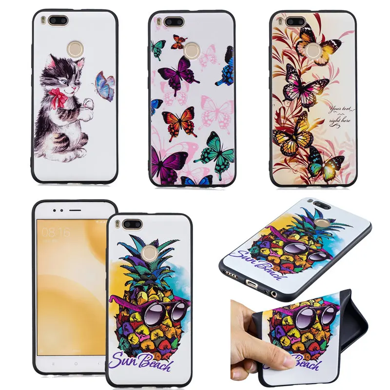 Для Xiao mi Red 4X Чехол Мягкий силиконовый чехол s для Xiaomi a1 5 x защитный Xio 5X Cas &quotчехол
