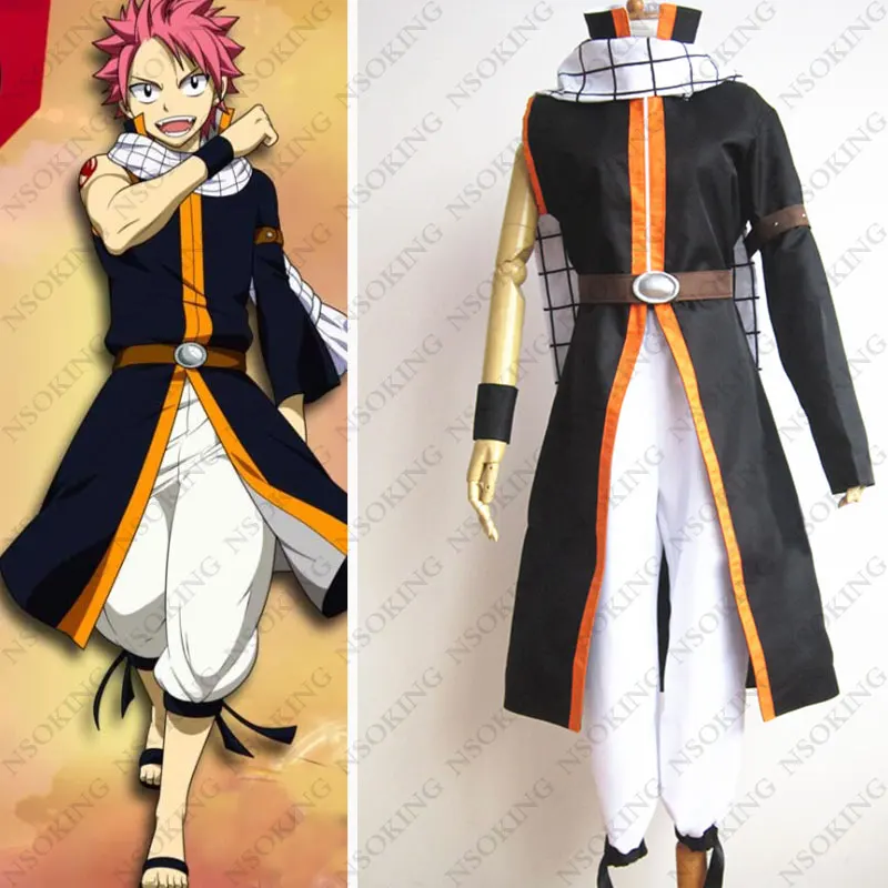 Сказочный костюм для косплея Natsu Dragneel|natsu dragneel costume|fairy tail cosplaytail cosplay |
