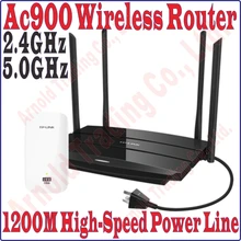 TPLink 2,4G 450 Мбит/с 5G 433 Мбит/с основной беспроводной маршрутизатор 1200 Мбит/с сетевой адаптер+ 300 Мбит/с беспроводной удлинитель WiFi шнур питания точки доступа