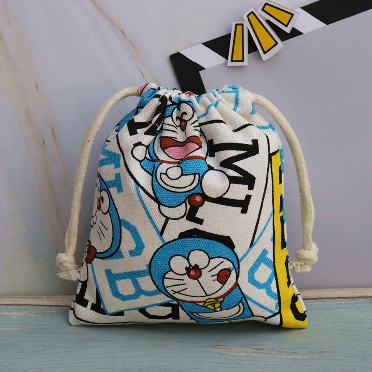 17x20 см disney Холст мультфильм Микки drawstring сумки милые портмоне на шнурке хранение мобильных телефонов сумка сумки с ручками - Цвет: 7