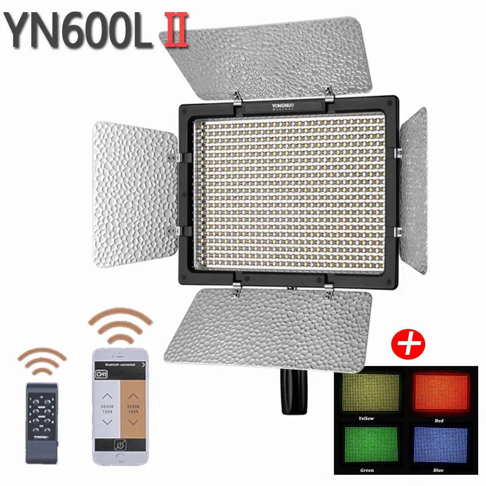  ! YONGNUO YN600 YN600L II 3200 -5500  II 600    2.4    Bluetooth & 4  