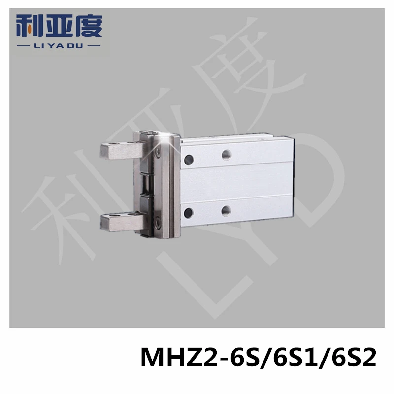 

MHZ2-6S MHZ2-6S1 MHZ2-6S2 High quality pneumatic finger cylinder parallel open Single action (open) air claw