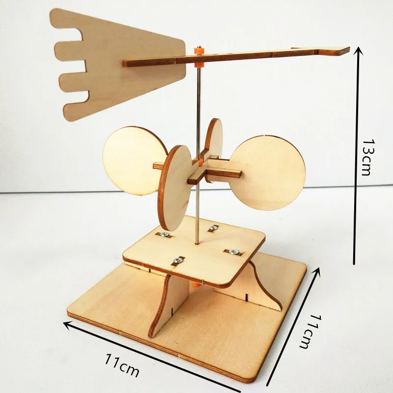  Happyxuan Science Kit Children Creative DIY Experiments Handmade Weather Wind Vane School Teaching  - 32991415444
