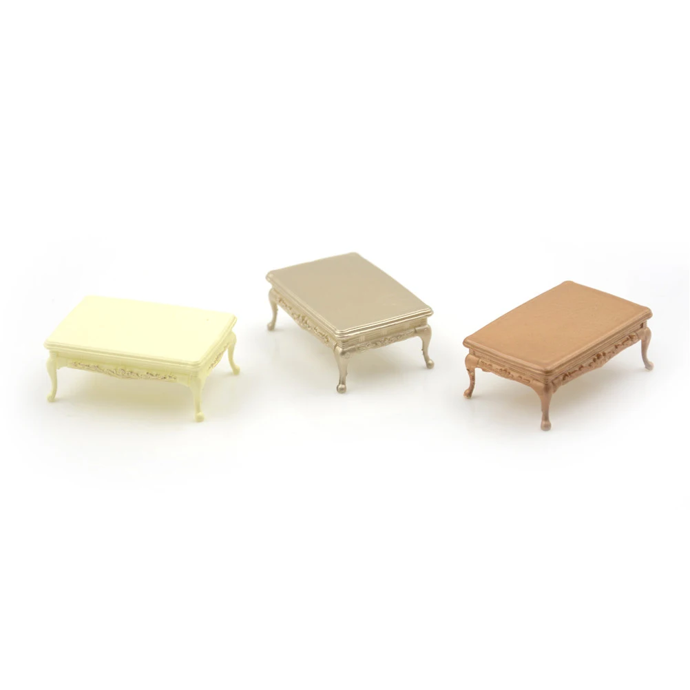 Dollhouse Miniature Furniture Tea Table End Table Living Room Decoration 5.1*3.4*2cm Dollhouse Miniature Furniture Tea Table End Table Living Room Decoration 5.1*3.4*2cm
