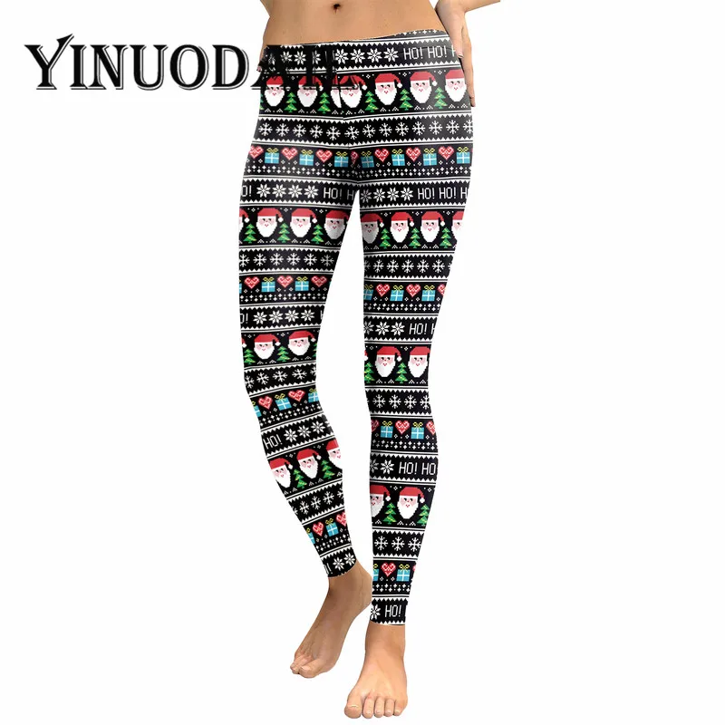 

Fans Made Christmas Cosplay Sports Leggings Fitness for Women elk Green 3D Prindted Sexy Legins Plus Size Leginsy Damskie