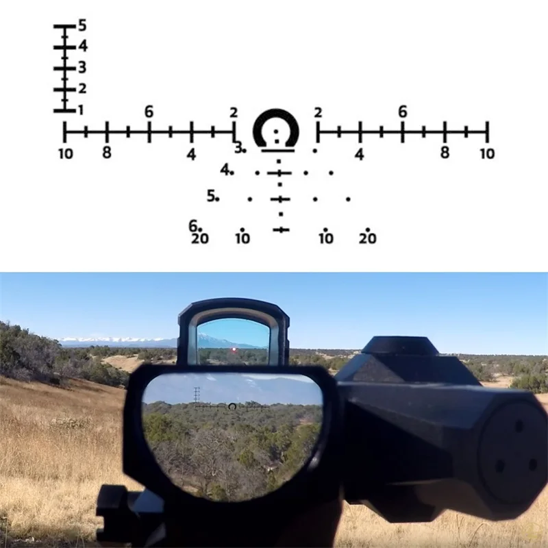 D-EVO прицел 6x20 мм CMR-W-сетка матовая для охоты страйкбол HT6-0068