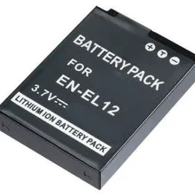10 шт./лот. EN-EL12 EL12 Камера Батарея для Nikon Coolpix S6100 S6000 S800c S1000pj S1100pj S1200pj AW100 AW110 AW120 A900 W300