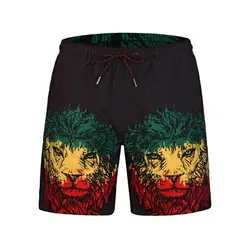 2019 New Tiger Head Printed Men's Beachwear Cool Board Shorts Quick Dry Water sport Swim Trunks Summer Beach Shorts M - 2XL 2019 New Tiger Head Printed Men's Beachwear Cool Board Shorts Quick Dry Water sport Swim Trunks Summer Beach Shorts M - 2XL