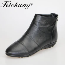 Genuine leather boots women 2016 New Arrival Women ankle Boots Fashion Spring Autumn womens boots Big size 34-41 Free Shipping Genuine leather boots women 2016 New Arrival Women ankle Boots Fashion Spring Autumn womens boots Big size 34-41 Free Shipping