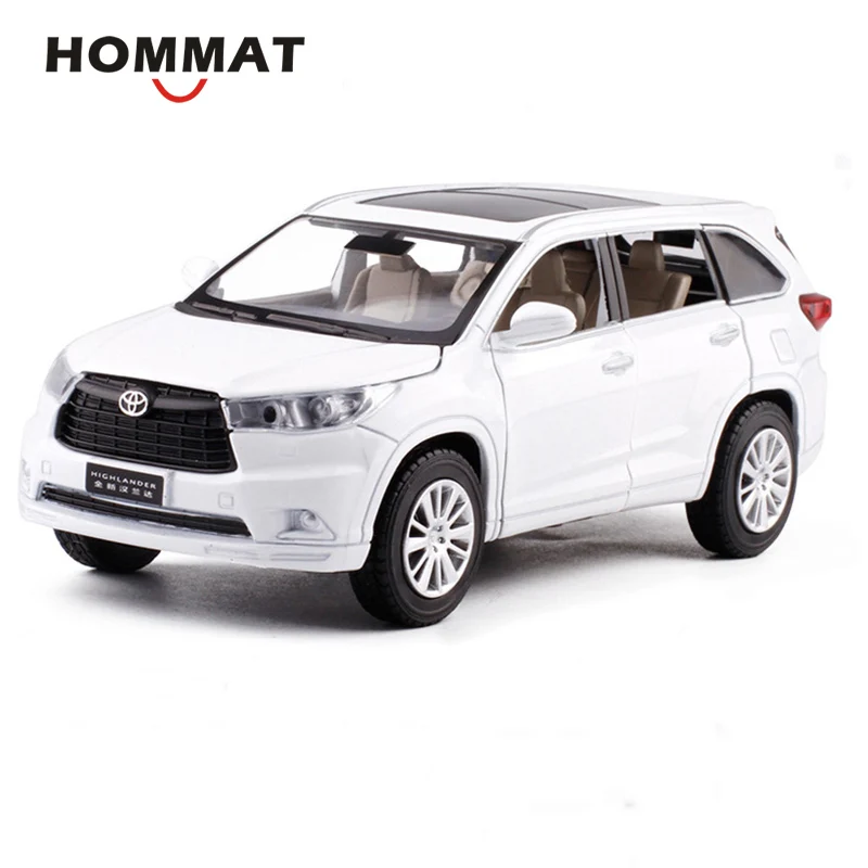 Hommate моделирование 1:32 Toyota Highlander SUV внедорожный автомобиль сплав литая модель