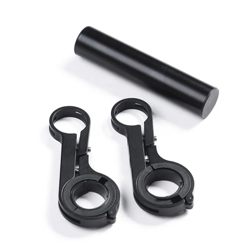 Outdoor Dynamic Bike Flashlight Holder Handle Bar Bicycle Accessories Extender Mount Bracket bicycle light holder lamp clip M2 (10)