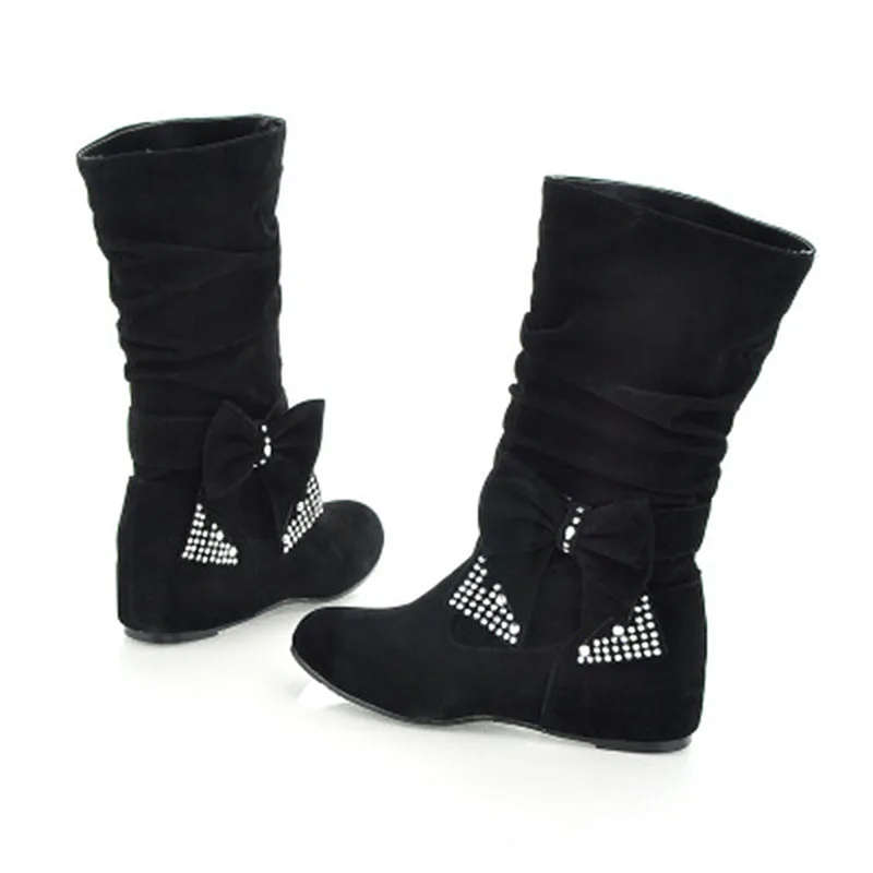 Chaud rouge Noir Fourrure Neige Démarrage Femme jaune Mode Solide D'hiver De Casual Bottes À Femininas Avec gris Femmes Botas Chaussures SzMpGLqVU
