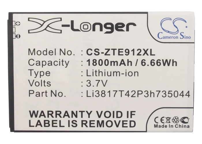 Cameron Sino Высокое качество 1800mAh батарея для AT&T Compel Z830 BoostMobile Force N9100 MetroPCS Avid N9120 Z730|battery