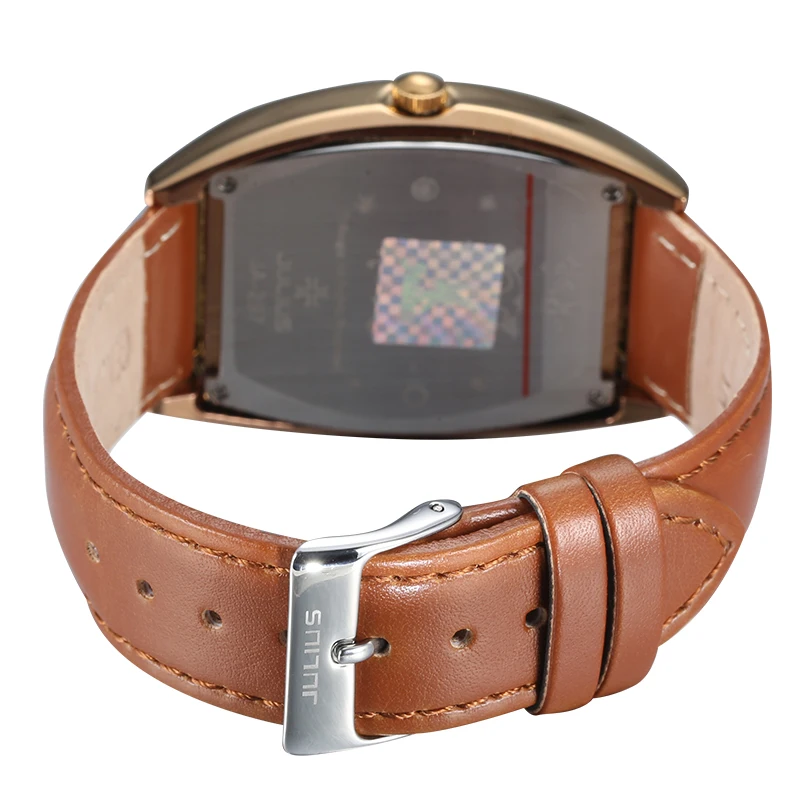 Женские часы в стиле ретро Tonneau японские кварцевые изысканное модное платье