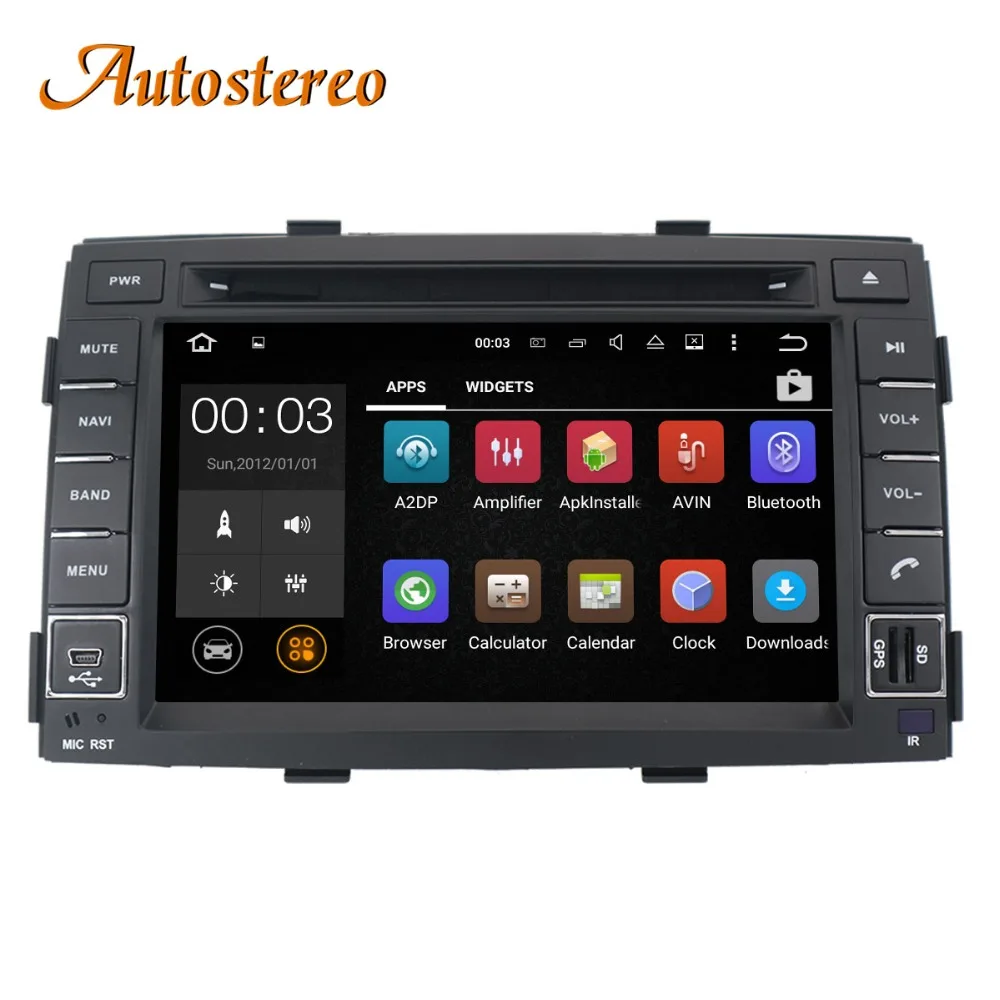 Best Octa 9 core Android Car CD DVD Player GPS Navigation For KIA SORENTO 2010 2011 2012 Satnavi Autostereo Radio Unit Car Multimedia 3