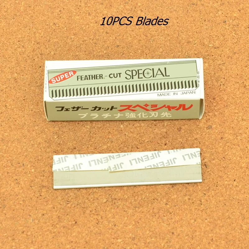 

10Pcs Stainless Steel Safety Shaving Razor Blades for Men Women Replaceable Eyebrow Knife Blade Razors Hair Cut Blades HD0002