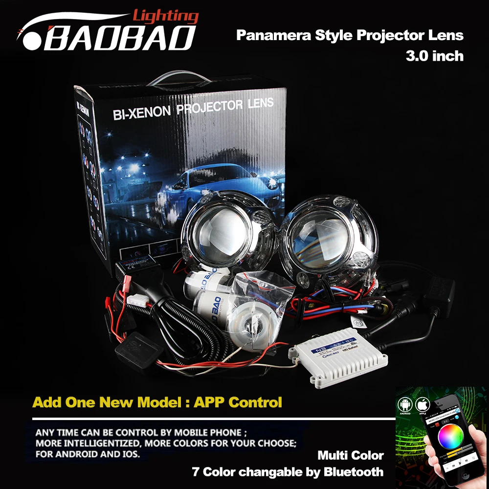 

LED DRL Daytime Running Light Angel Eye Integrated Bezel Shrouds Masks for Panamera Style Switchback Amber Turn Signal Lights