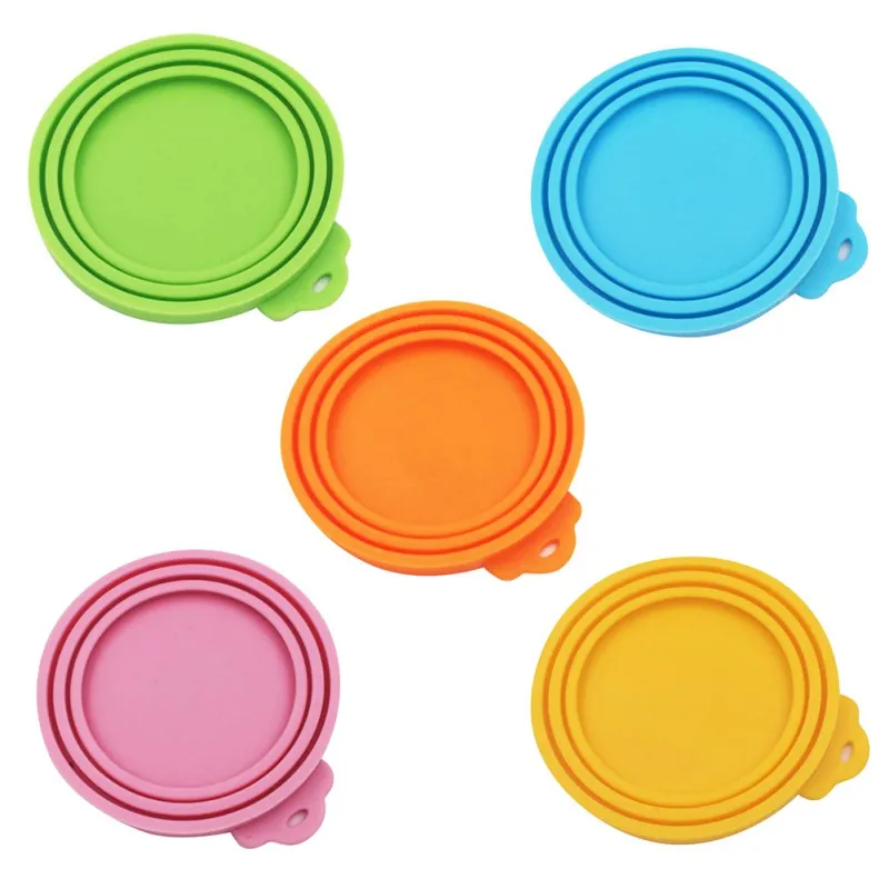 

Pet Silicone Canned Lid Cover Sealed Feeders Food Can Lid Dog Cat Storage Top Cap Reusable Cover Lid Health Pet Daily Supplies