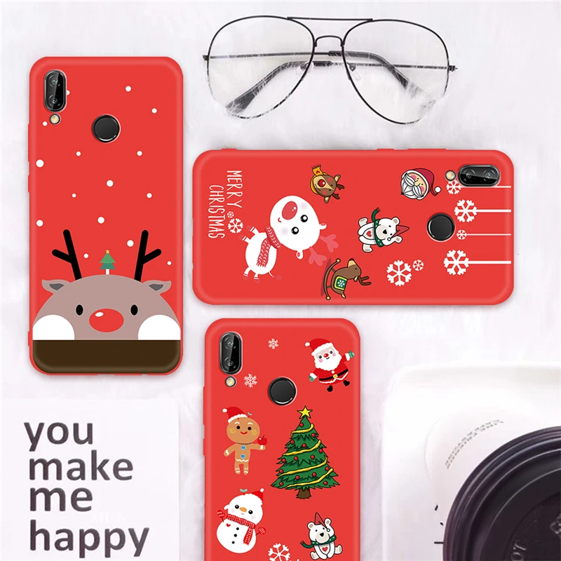 Новый год чехол для huawei P20 Lite рro Коврики 20 P10 Nova 3 3e 3i 2i P Smart Plus с изображениями