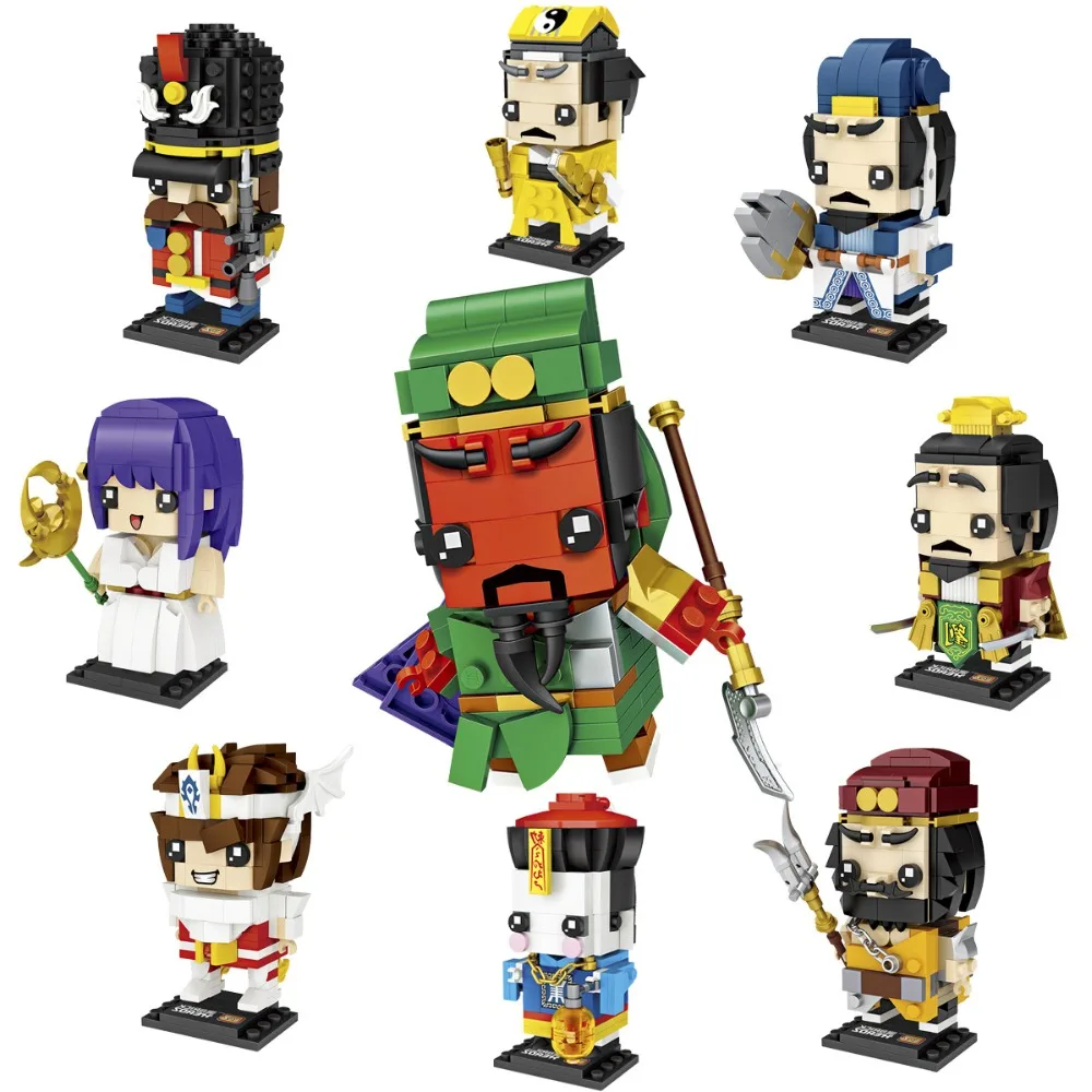 

LOZ MiNI Blocks Chinese Cartoon Character Building Bricks Saint Seiya Auction Model Toy Mini Blocks Kids Gifts 1453-1462