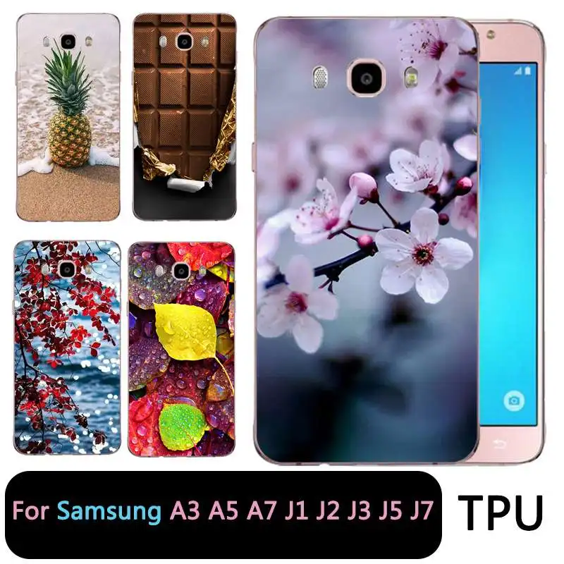 Мягкий прозрачный чехол для телефона QMSWEI из ТПУ samsung Galaxy A3 A5 2017 2016 prime J1 J2 J5 J3 J7