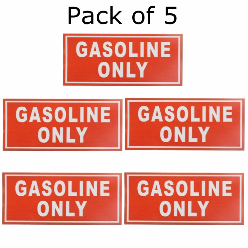 Boat Warning Decal StickerFuel Tank Lines 5 x 3 Inch