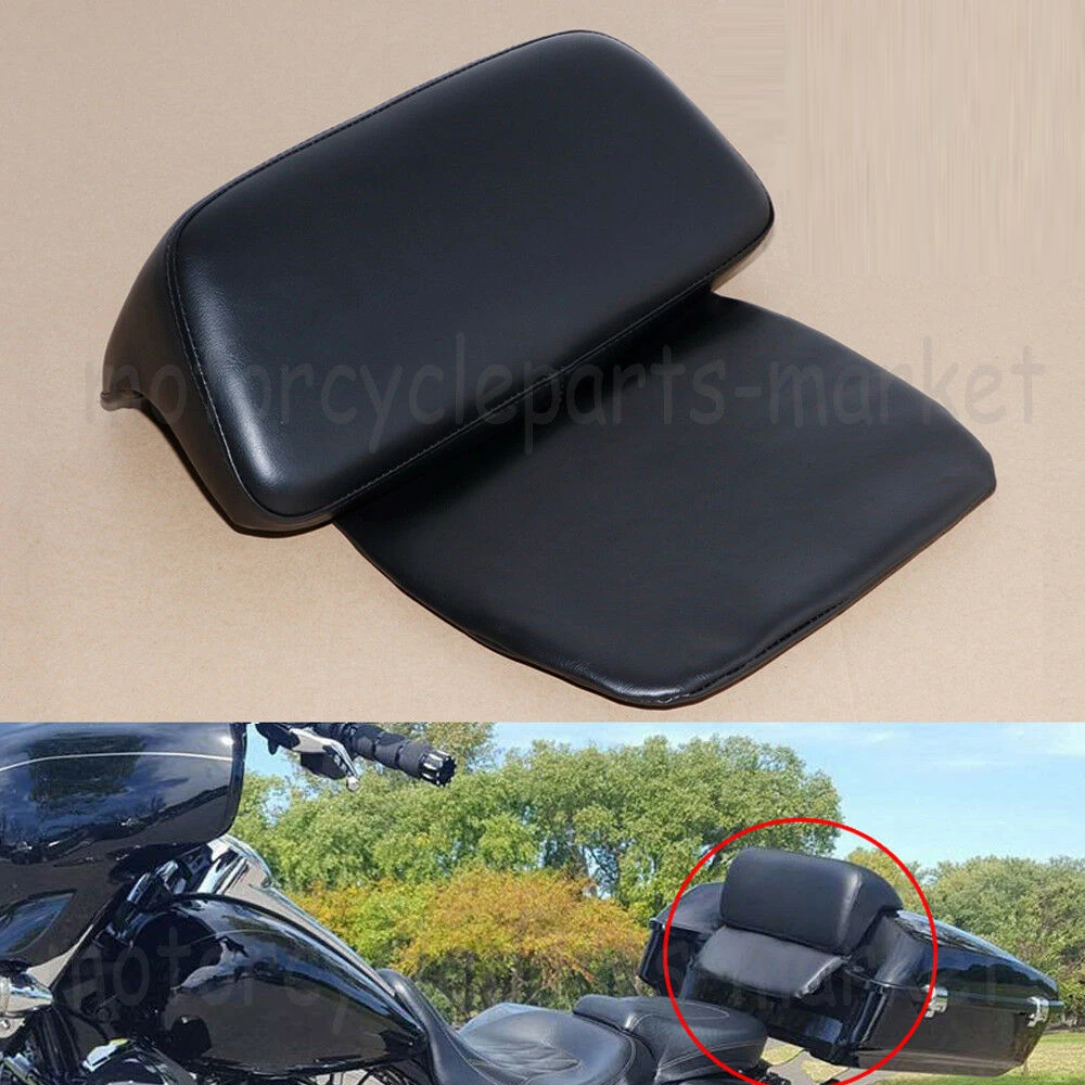 Черная мотоциклетная спинка сидения, бритва для багажника, Рубленый тур-Пак, накладка на спинку для Harley Touring Tri Glide FLHR FLTR