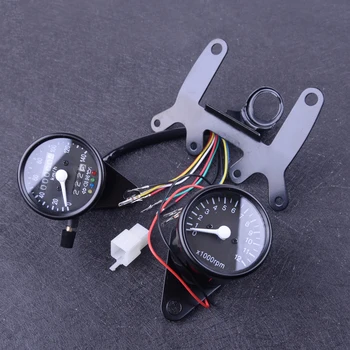 

12V Motorcycle Modified Odometer Speedometer & Tachometer Speed Measure Gauge Meter 0-12000 RPM