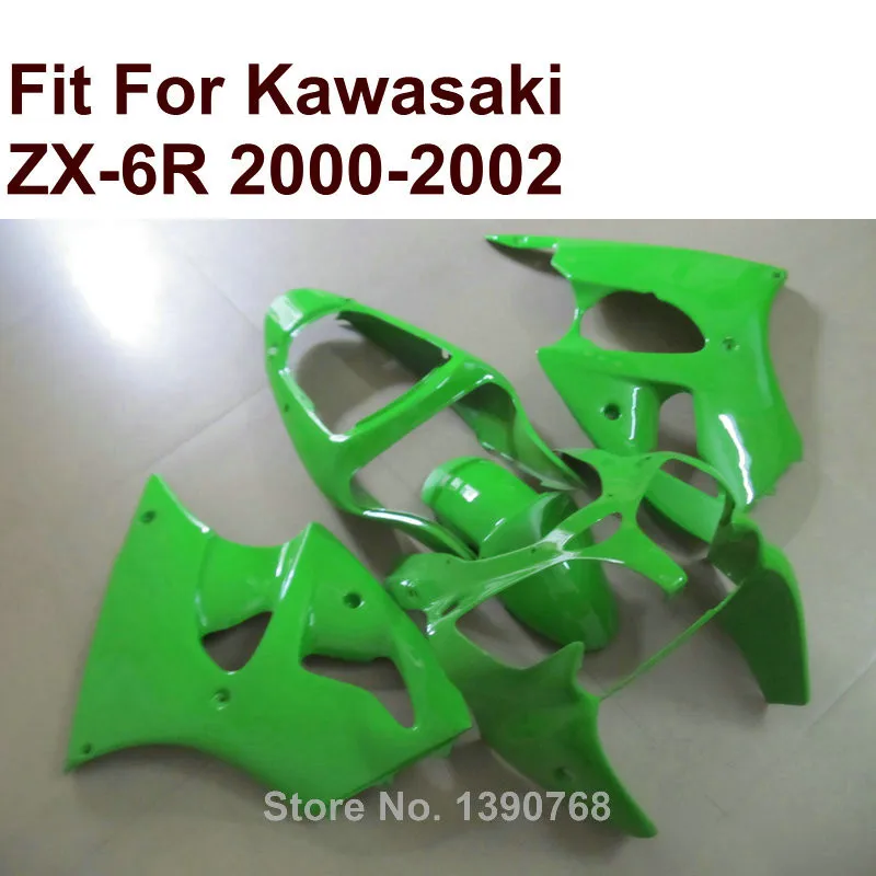 Горячая Распродажа Обтекатели для Кавасаки ZX6R лимонно-зеленый 2000 2001 2002 ниндзя ZX 6R 636 00 01 02 обтекателя комплект XF46