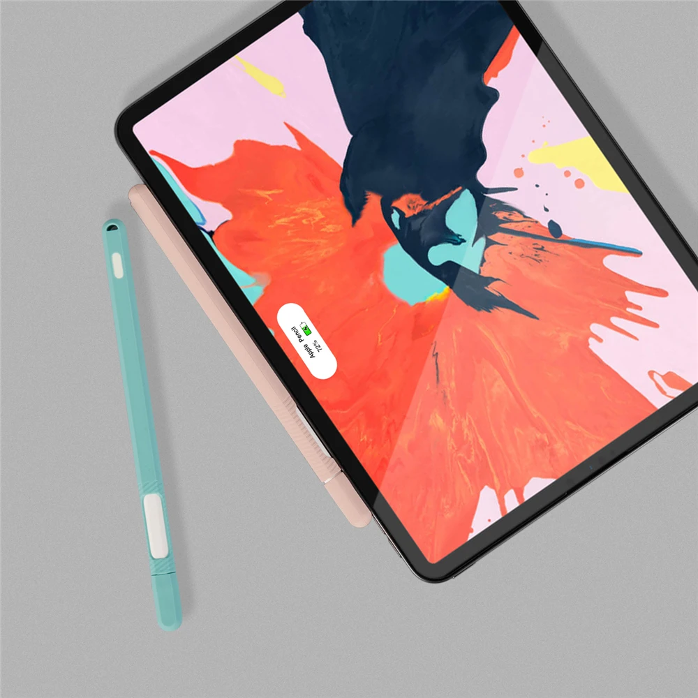 Мягкий силиконовый чехол для Apple Pencil 2 защитный чехол для iPad Pencil 2 колпачок Насадка На глушитель держатель планшет ручка-стилус чехол рукав