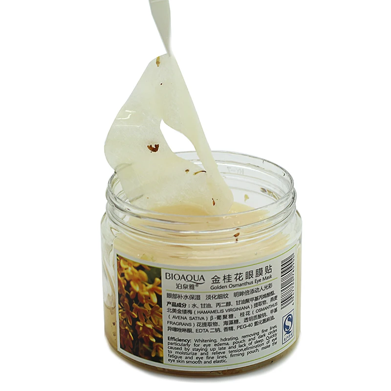 

BIOAQUA Eye Skin Care Golden Osmanthus Collagen Eye Mask Anti-Puffiness Dark Circle Moisturizing Eyemask Eye Care