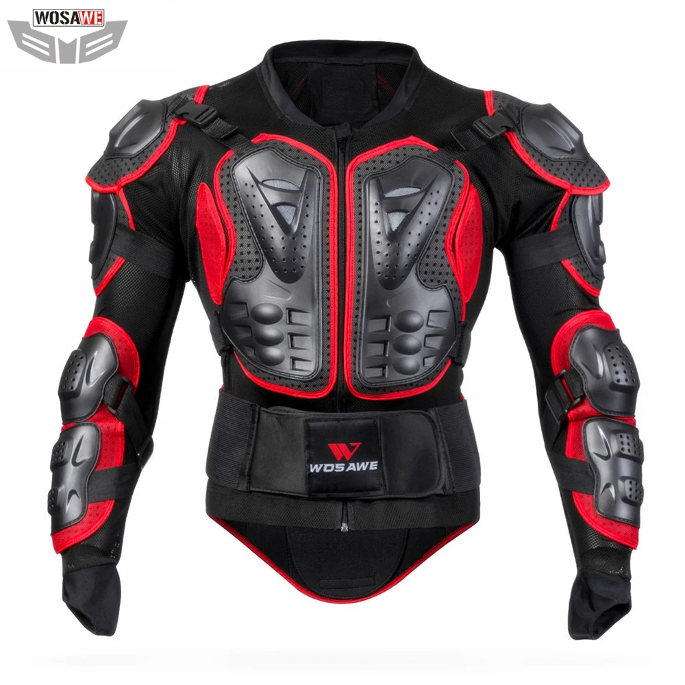 

WOSAWE motorcycle jackets MOTO Protection Jackets body armor clothing shoulder back guard support motocross jackets men