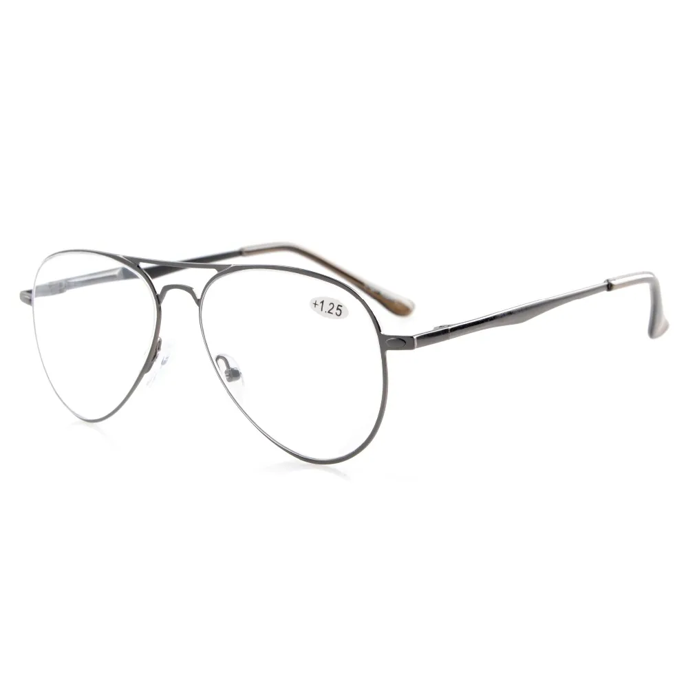 

R15036 Eyekepper Readers Quality Spring Temples Pilot Style Reading Glasses & Reading Sunglasses Sun Readers +0.50-----+4.00