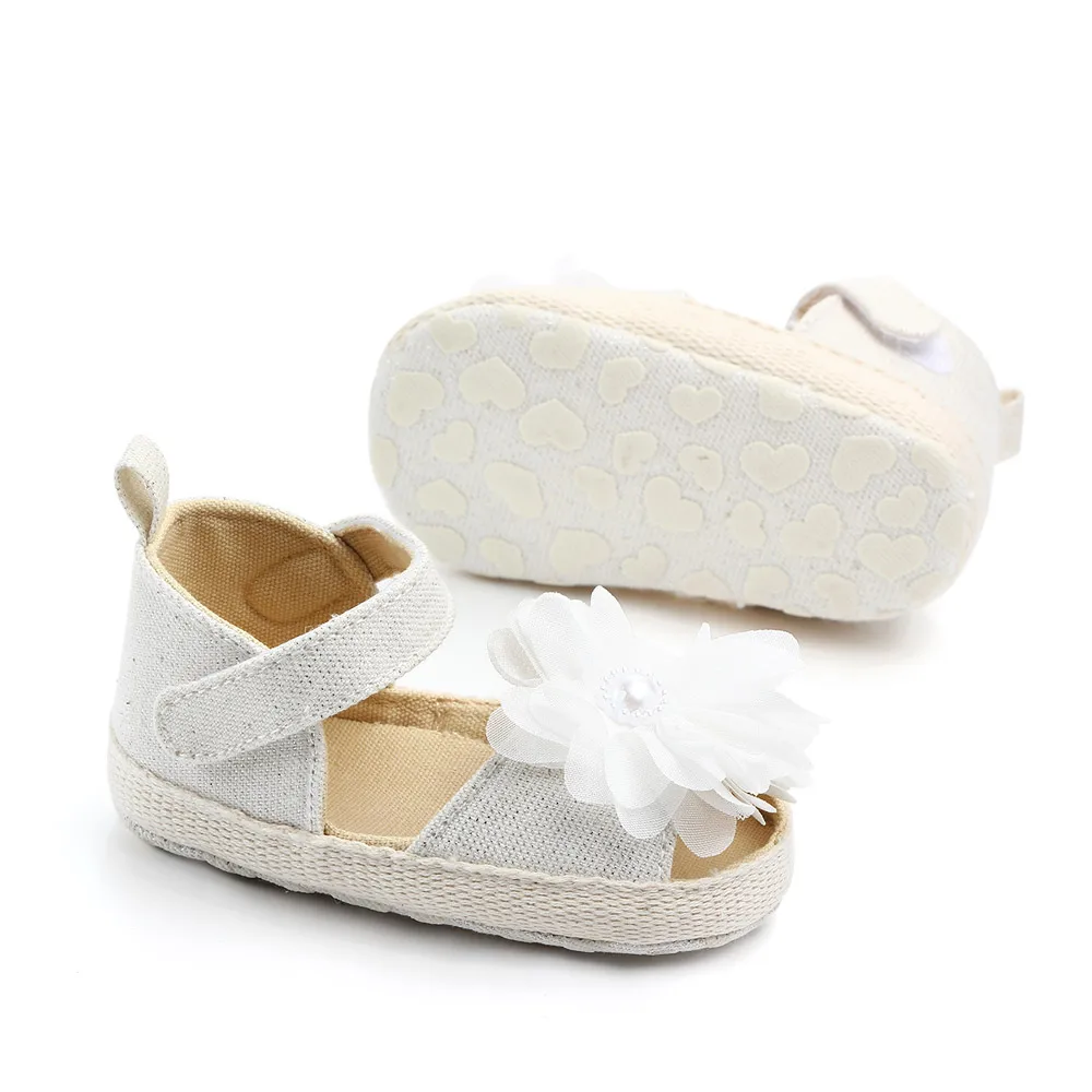 Focusnorm/сандалии с цветочным принтом для новорожденных девочек, летние повседневные Нескользящие туфли для новорожденных