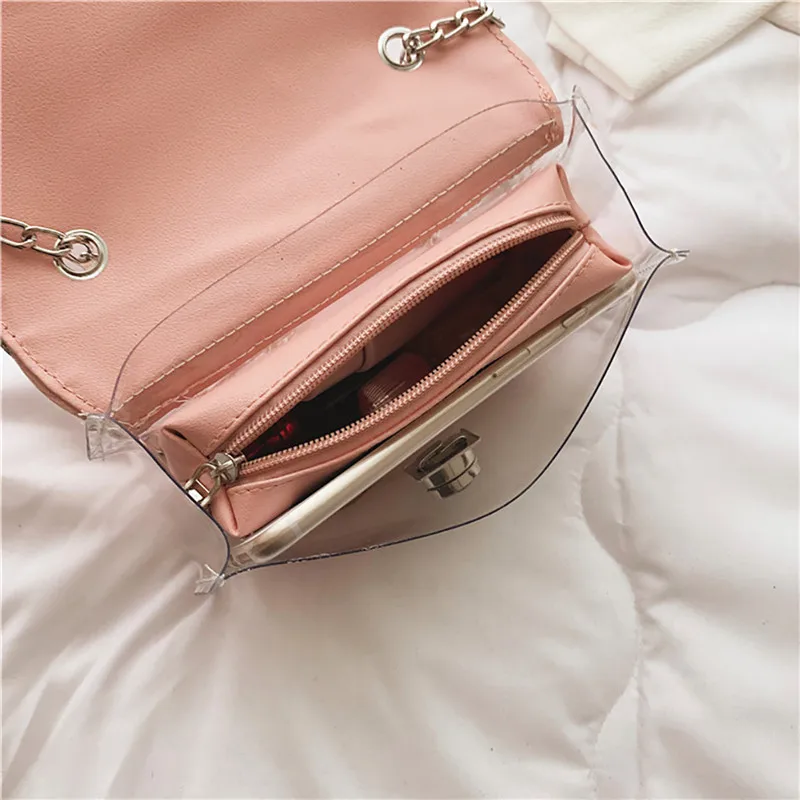 Transparent handbag Shoulder Bag crossbody Bags for Women 2019 Messenger Bags women's bag bolsa feminina sac a main 40AP1820