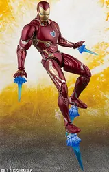 Мстители Бесконечная война Superhero фигурку мальчиков подарок СВЧ Ironman MK50 Подвижные модели