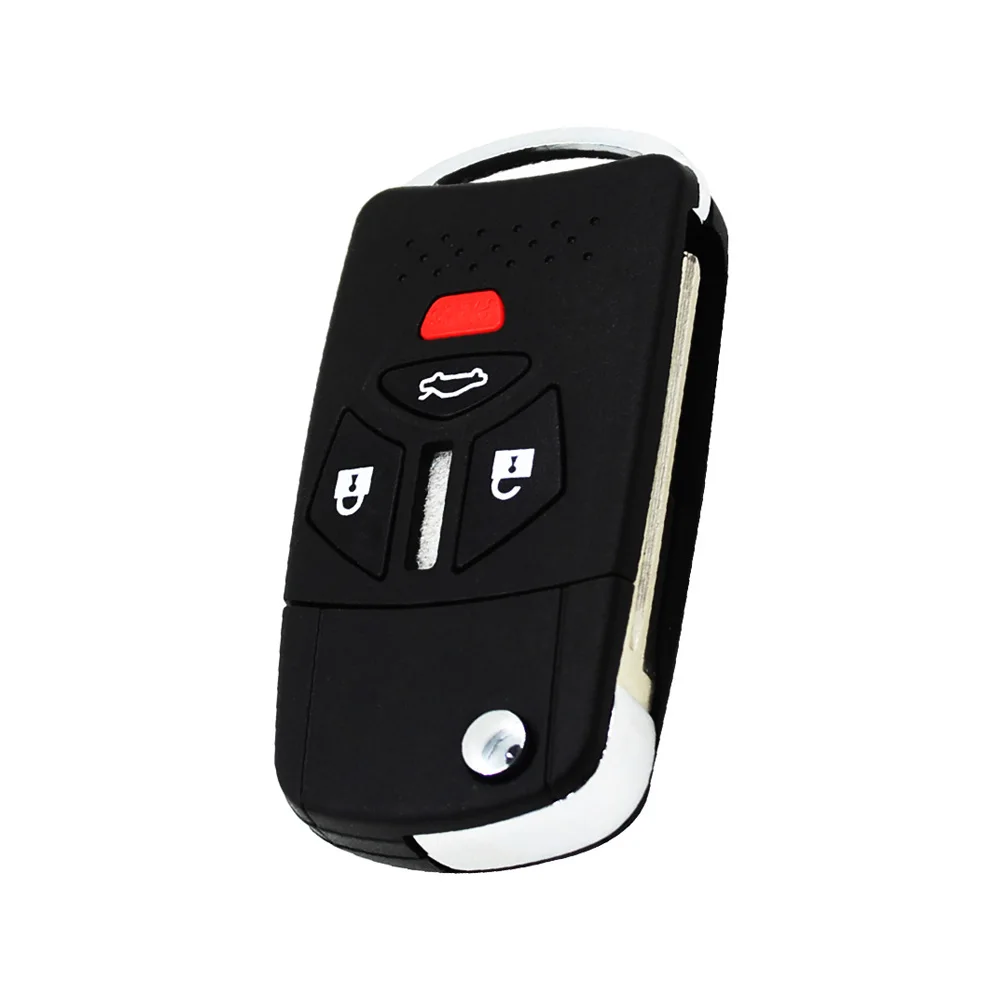 13 +1 4 Buttons Remote Flip Folding Key Shell Case Keyless Fob For Mitsubishi Galant Eclipse Lancer Endeavor Outlander1