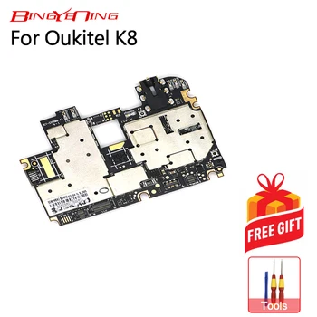 

BingYeNing New Original For Oukitel K8 mainboard 4G+64G ROM Motherboard flex cable board.Android 8.0 MTK6750T Octa Core Phone