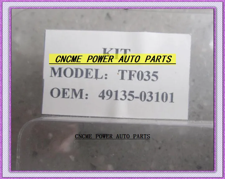 TURBO Repair Kit rebuild TF035 TF035HM-12T 49135-03101 ME201677 Turbocharger For Mitsubishi PAJERO Delica Challenger 4M40 2.8L D Water cooled (1)