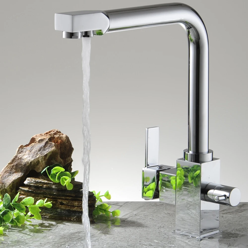 Buy becola Chrome plated brass kitchen faucet Cold hot