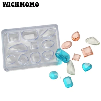 

New 1PCS 10 Styles Craft DIY Transparent UV Resin Liquid Silicone Combination Molds For Necklace Pendant Charms Making Jewelry