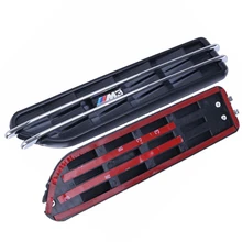 2x Logo M3 Guardabarros Delantero Lado Decorativo Autoadhesivo Rejillas de Ventilación de Aire flujo Exterior Para BMW E60 E61 E39 E34 E36 M3 E46 # P147