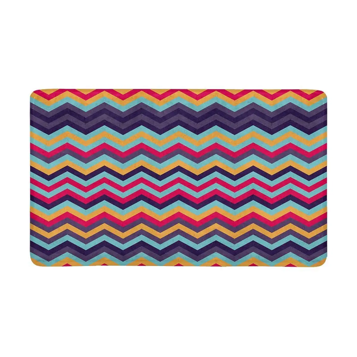 

Wavy Stripes Pattern Doormat Indoor Entrance Rug Floor Mats Shoe Scraper Door Mat Non-Slip Home Decor Rubber Backing Large