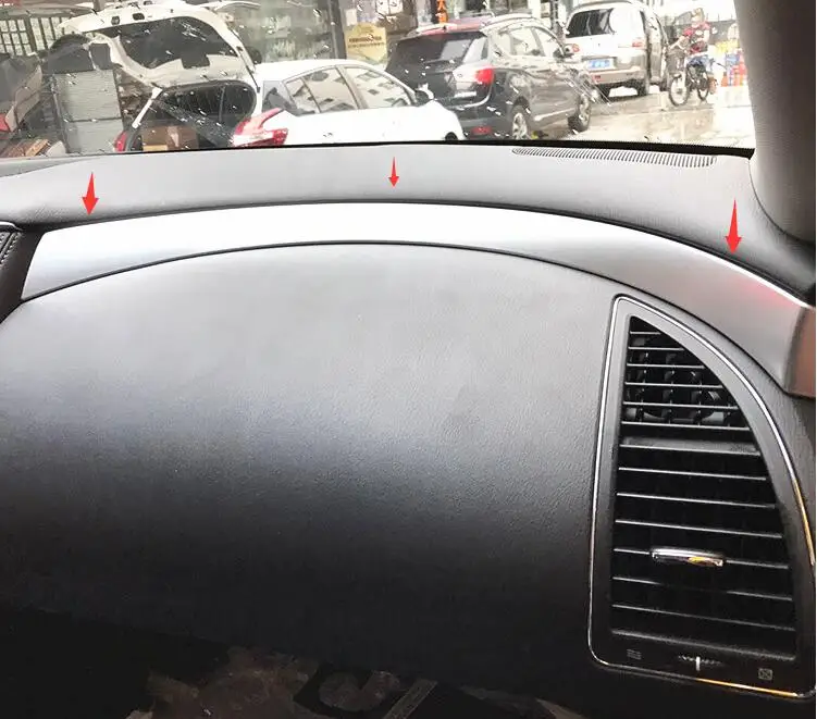 Автомобильный Стайлинг ABS Хром передний центр управления декоративная отделка