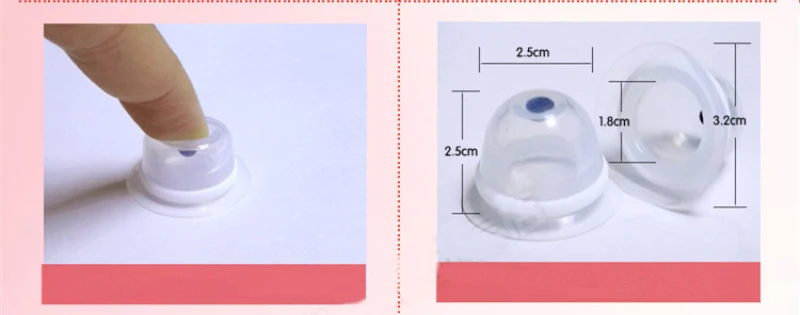 2pcs Nipple Aspirator Corrector Silicone Niplette Shaper Sucking for Flat Inverted Nipples Treatment Redress Breastfeeding Aid (6)