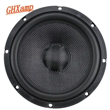 GHXAMP 6,5 дюймов Автомобильный полночастотный бас-динамик композитный тканый горшок СЧ-динамик громкий динамик длинный ход Дизайн Резина 1 шт