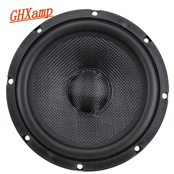 

GHXAMP 6.5 Inch Car Full Range Bass Speaker Composite Woven Pot Midrange Woofer Loudspeaker Long Stroke Design Rubber 1PC