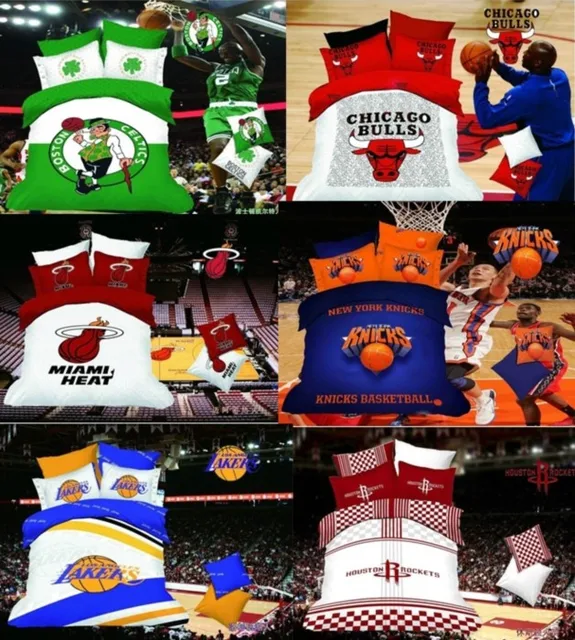 New Free Shipping Cotton Basketball Heat La Houston Rockets Knicks New Free Shipping Cotton Basketball Heat La Houston Rockets Knicks Printed Bedclothes Bed Linen Duvet Cover